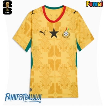 Ghana Echipament de Fotbal Replică Mondial 2026 Femei Deplasare